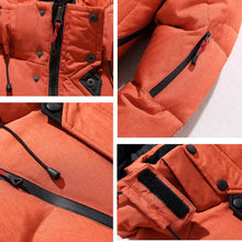 Load image into Gallery viewer, Mens Insulated Duck Down Winter Parka with Storm Cuffs
