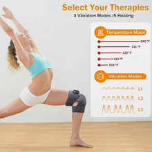 Load image into Gallery viewer, Heating Knee Massager 3 in 1 Portable Vibration and Heat Therapy Device for Knee Shoulder and Elbow Pain Relief
