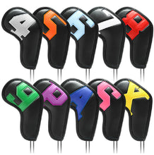 Load image into Gallery viewer, Golf Iron Head Covers Set, Waterproof Protective Club Covers
