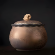 Load image into Gallery viewer, Ceramic Tea Caddy Airtight Storage Jar for Tea Coffee or Candy
