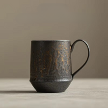 Load image into Gallery viewer, Japanese Vintage Ceramic Coffee Mug with Rustic Glaze
