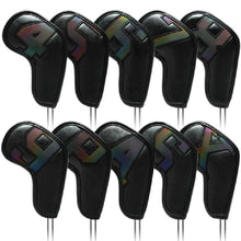 Load image into Gallery viewer, Golf Iron Head Covers Set, Waterproof Protective Club Covers
