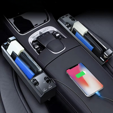 Load image into Gallery viewer, Car Seat Gap Storage Box with Charging Cable
