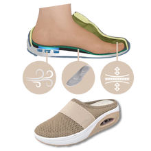 Load image into Gallery viewer, Slip-On Comfort Shoes with Air Cushion and Arch Support – Lightweight Wide Fit Walking Shoes
