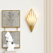 Load image into Gallery viewer, LED Wall Lamp, Triangular Metal Design
