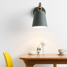 Load image into Gallery viewer, LED Wall Light, Wood and Metal Nordic Design
