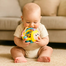 Load image into Gallery viewer, Textured Baby Ball Toy with Movable Rings for Chewing and Grasping
