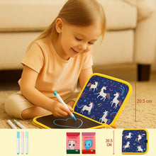 Load image into Gallery viewer, Portable Reusable Drawing Book for Kids with Six Drawing Sides and Wipe Clean Pages
