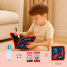 Load image into Gallery viewer, Portable Reusable Drawing Book for Kids with Six Drawing Sides and Wipe Clean Pages
