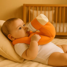 Load image into Gallery viewer, Bottle Holder Nursing Pillow with Breathable Mesh and Hands Free Support
