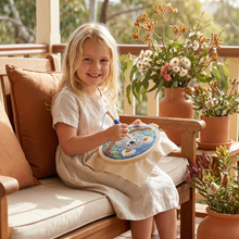 Load image into Gallery viewer, Beginner Embroidery Craft Kit with Punch Needle and Yarn
