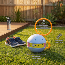 Load image into Gallery viewer, LED Ankle Bounce Ball with Adjustable Strap and Balance Training for Kids
