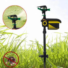 Load image into Gallery viewer, Automatic Motion-Activated Animal Repellent Garden Sprinkler - Animal Sensor Outdoor Lawn Yard Water Sprinkler
