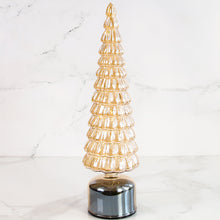 Load image into Gallery viewer, 15.4" Micro LED Rotating Glass Tree - Interior Delights
