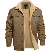 Load image into Gallery viewer, Foldover Collar Aviator Jacket
