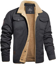 Load image into Gallery viewer, Foldover Collar Aviator Jacket
