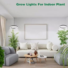 Load image into Gallery viewer, Full Spectrum Ring Grow Light with Adjustable Brightness and Telescoping Stand
