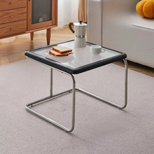 Load image into Gallery viewer, Retro Rattan Coffee Table with Glass Top for Living Room
