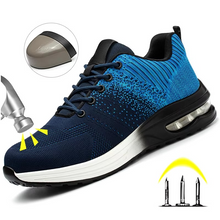 Load image into Gallery viewer, Air Cushion Steel Toe Work Shoes for Men and Women
