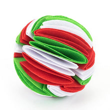 Load image into Gallery viewer, SniffBall Dog Snuffle Toy Interactive Treat Search Ball
