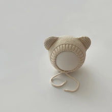 Load image into Gallery viewer, Baby Bear Knitted Hat Winter Style
