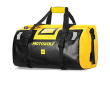 Load image into Gallery viewer, Dry Duffle Bag for Motorcycle Tail Rack with Reflective Strips and Roll Top Closure
