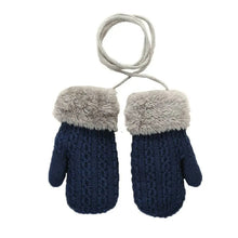Load image into Gallery viewer, Kids Knit Mittens Winter Wear
