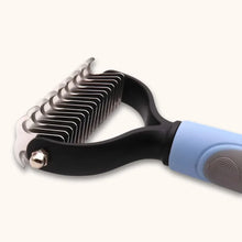 Load image into Gallery viewer, Dog Grooming Brush, Detangling &amp; Deshedding Dual Head Comb
