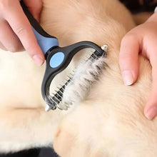 Load image into Gallery viewer, Dog Grooming Brush, Detangling &amp; Deshedding Dual Head Comb
