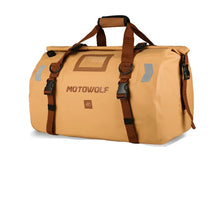 Load image into Gallery viewer, Dry Duffle Bag for Motorcycle Tail Rack with Reflective Strips and Roll Top Closure
