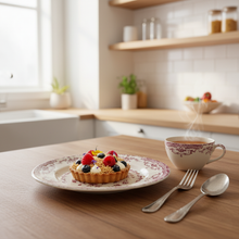 Load image into Gallery viewer, Retro Nordic Ceramic Flower Pattern Dinner Plate Set
