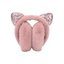 Load image into Gallery viewer, Plush Cat Ear Earmuffs for Winter
