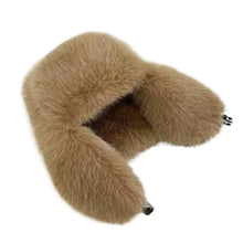 Load image into Gallery viewer, Plush Faux Fur Earflap Hat
