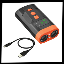 Load image into Gallery viewer, Handheld ultrasonic dog trainer with built-in flashlight
