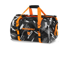 Load image into Gallery viewer, Dry Duffle Bag for Motorcycle Tail Rack with Reflective Strips and Roll Top Closure
