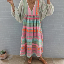 Load image into Gallery viewer, Vibrant Loose Dress
