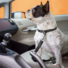 Load image into Gallery viewer, Dog Car Seat Belt Adjustable Safety Harness Strap
