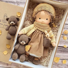 Load image into Gallery viewer, Handmade Lana Waldorf Doll, Soft and Durable Natural Cotton Toy
