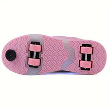 Load image into Gallery viewer, Light-Up Roller Skates Sneakers with Wings, USB Rechargeable
