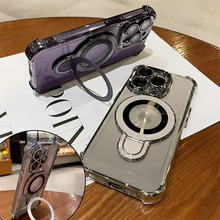 Load image into Gallery viewer, Premium Magnetic iPhone Case with MagSafe Stand &amp; Shockproof Protection
