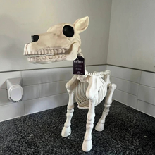 Load image into Gallery viewer, Halloween Skeleton Cow and Horse Decorative Prop
