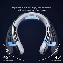 Load image into Gallery viewer, Portable Neck Air Conditioner Cooling Fan Rechargeable Leafless Personal Wearable

