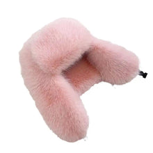 Load image into Gallery viewer, Plush Faux Fur Earflap Hat
