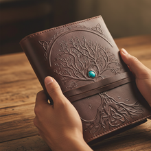 Load image into Gallery viewer, Tree Of Life Leather Journal 5x7 Inch
