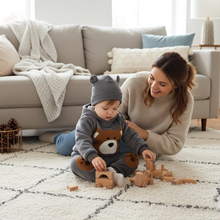 Load image into Gallery viewer, Cozy Cotton Baby Winter Outfit Set, Warm Hooded Sweater and Pants for Boys and Girls
