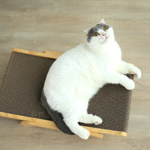 Load image into Gallery viewer, Cat Scratching Board, Wooden Pine and Corrugated Cardboard
