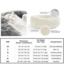 Load image into Gallery viewer, Plush Pet Bed with Raised Edges and Removable Washable Cover for Dogs and Cats
