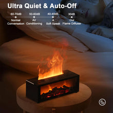 Load image into Gallery viewer, Air Humidifier and Air Purifier with Aromatherapy Flame Effect
