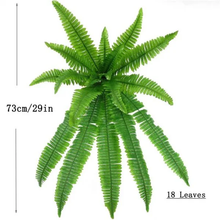 Load image into Gallery viewer, Artificial Boston Fern with Flexible Stems for Planters, Hanging Baskets and Decorative Pots
