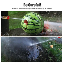 Load image into Gallery viewer, Cordless Pressure Washer with Two Rechargeable Batteries Nozzles and Water Hose
